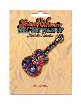 Lainey’s Colorful Guitar Iron-On Patch